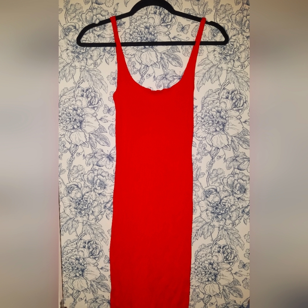 Vintage Red Midi Dress